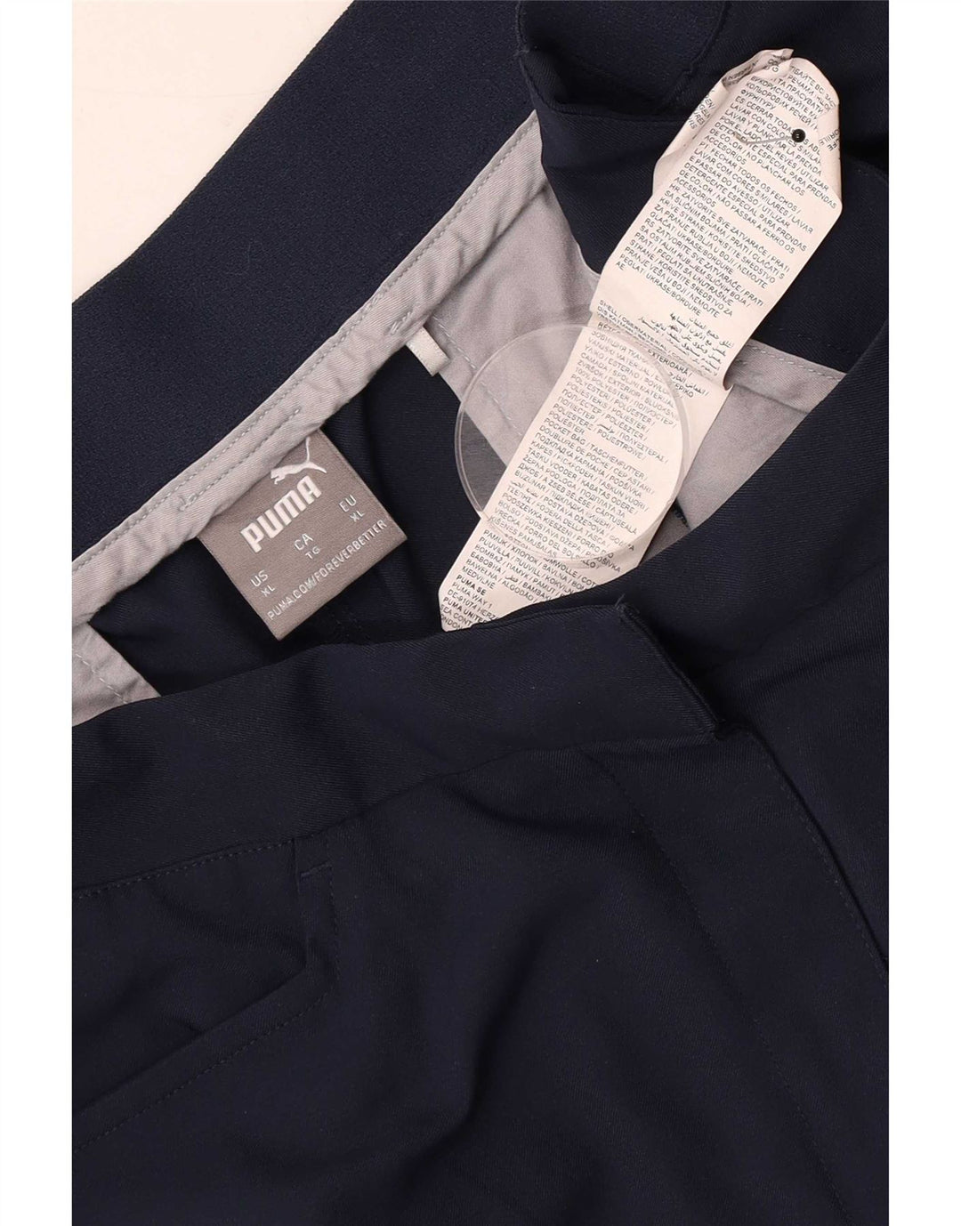 Puma Casual Shorts til kvinder XL W36 Marineblå polyester