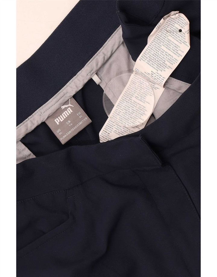Puma Casual Shorts til kvinder XL W36 Marineblå polyester