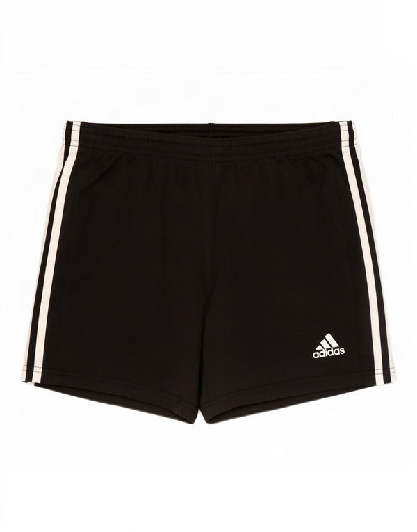 Adidas Womens Aeroready Sport Shorts UK 12/14 Medium Black Polyester