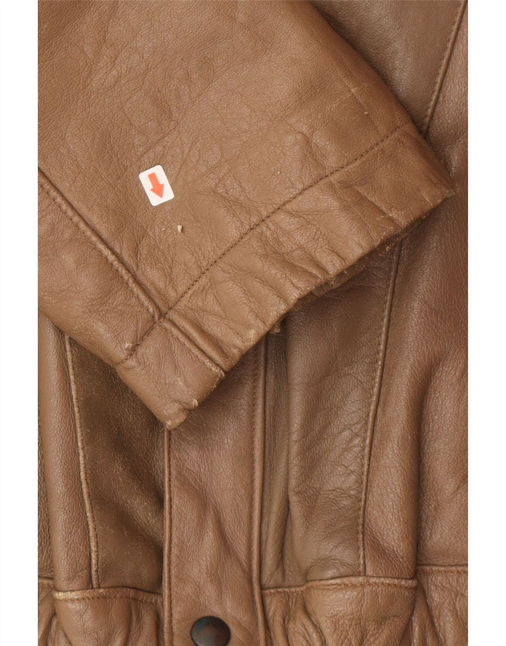 Vintage herre læderjakke UK 38 Medium Brown