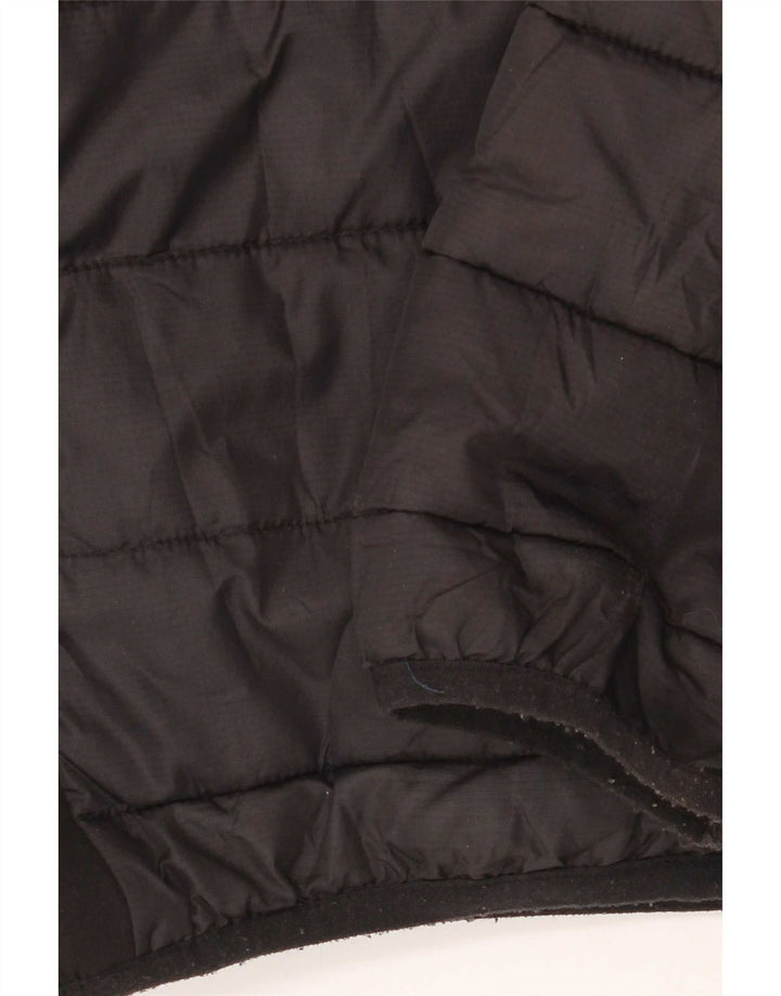 Ellesse Herre hættepolstret jakke UK 36 Lille sort nylon