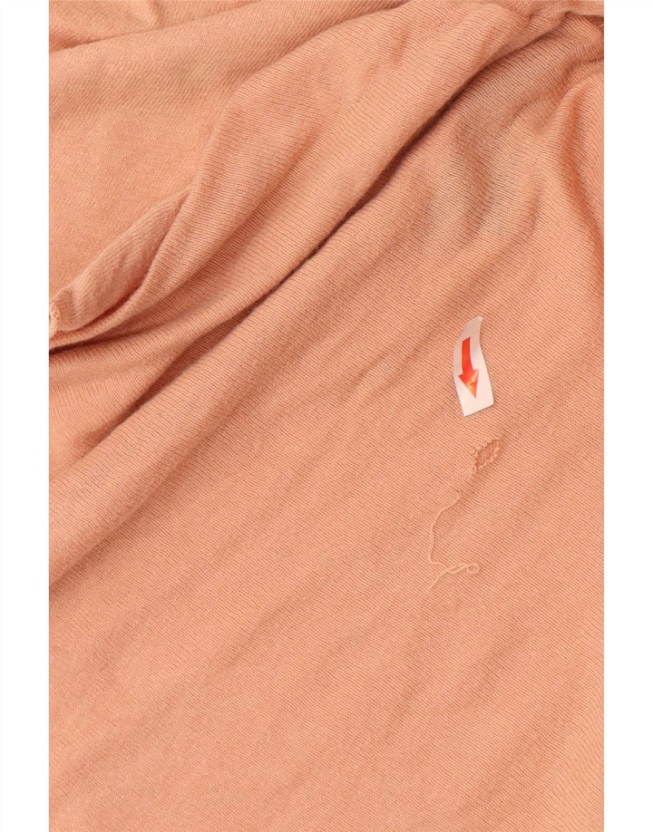 Zara Dame Asymmetrisk Kjole UK 14 Medium Orange