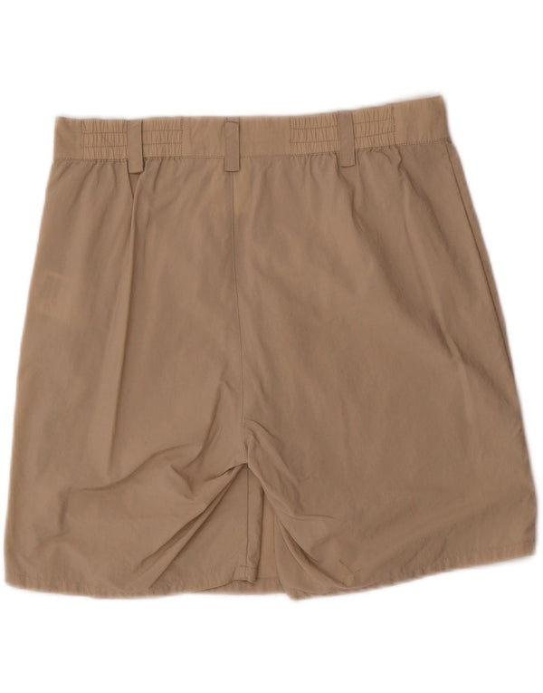 Jack Wolfskin Dame Cargo Shorts UK 10/12 Small W29 Beige Polyamid