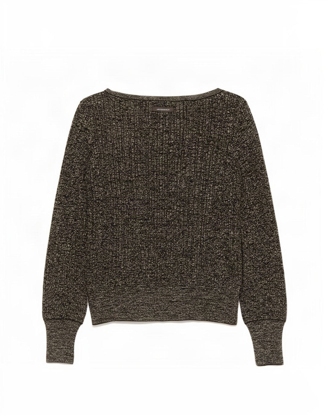 Marks & Spencer Dame Boat Neck Jumper Sweater UK 12 Medium Black Viscose