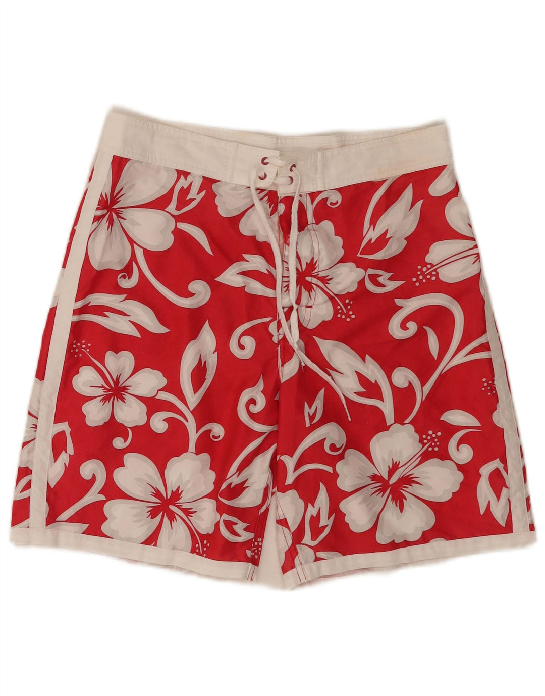 Sundek Herre badeshorts Medium rød blomstret polyester