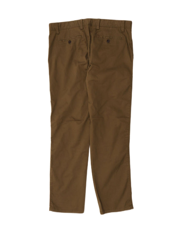 John Lewis Herre Slim Fit Chino Bukser W34 L30 Khaki Bomuld