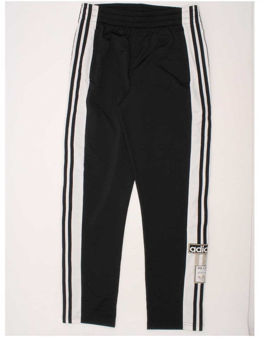 ADIDAS Boys Tracksuit Trousers 13-14 Years  Black Colourblock Polyester Vintage Adidas and Second-Hand Adidas from Messina Hembry 