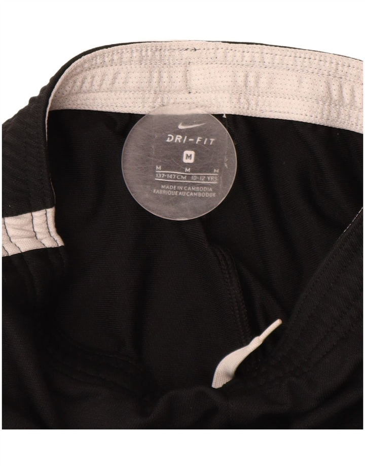 NIKE Træningsdragtsbukser til drenge 10-11 år Medium Sort Colourblock