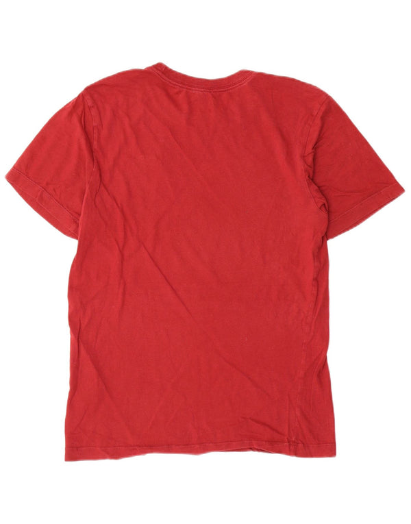 Nike T-shirt top XS rød bomuld til mænd