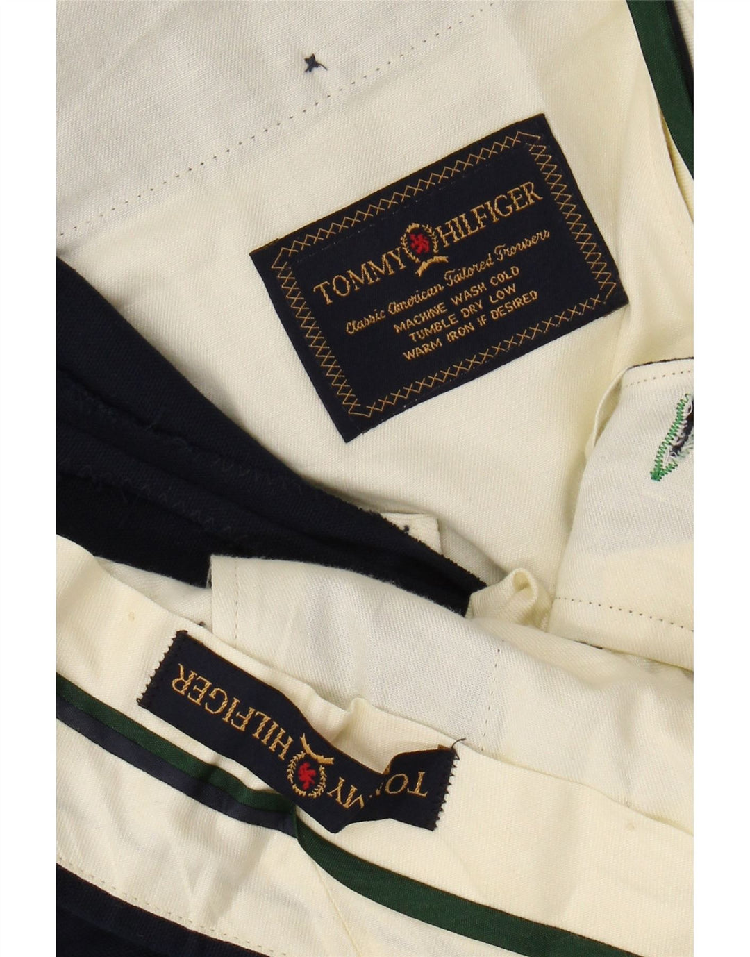 TOMMY HILFIGER Herre Pegged Chino Bukser W38 L29 Marineblå