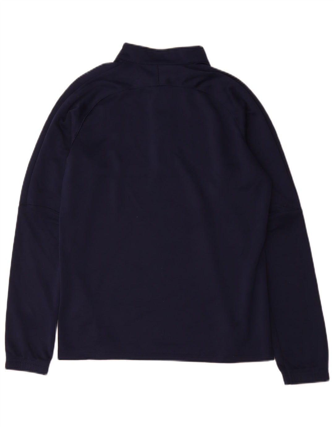 Puma Herre Zip Neck Pullover Træningsdragt Top Small Navy Blue Polyester