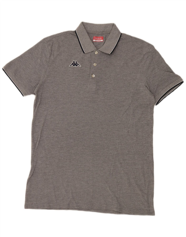 KAPPA Polo Shirt til mænd 2XL Grå