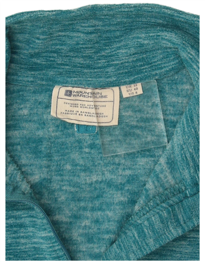 Mountain Warehouse Dame Fleece Jumper med lynlås DK 12 mellemblå Flecked