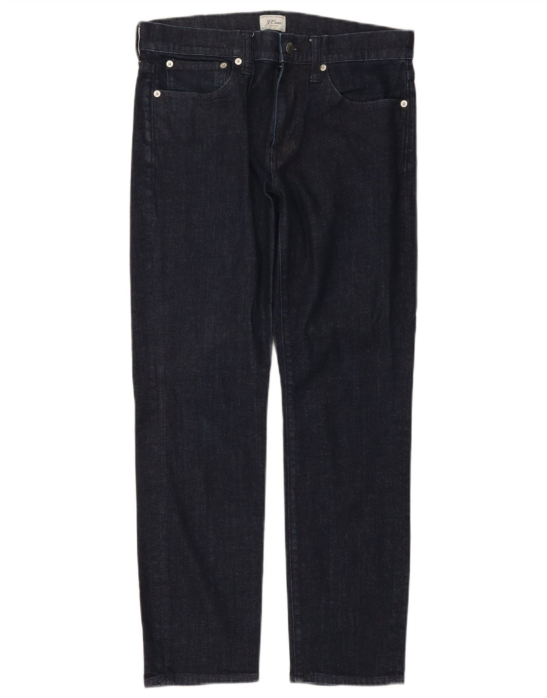 J. CREW Dame 484 Straight Jeans W32 L30 Marineblå Bomuld