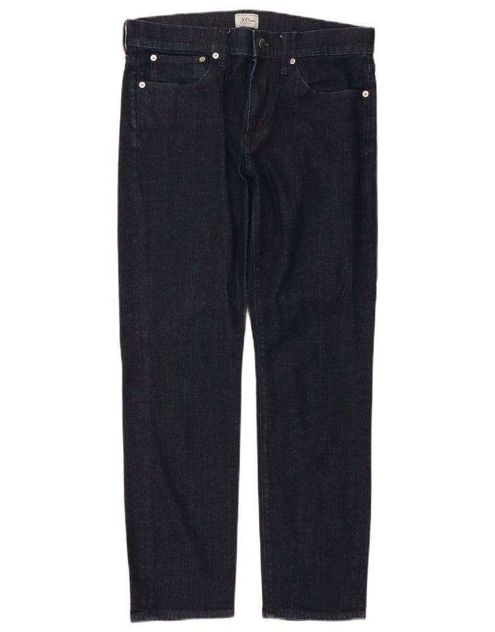 J. CREW Dame 484 Straight Jeans W32 L30 Marineblå Bomuld