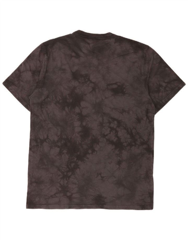Converse Herre T-Shirt Top XL Sort Tie Dye Bomuld