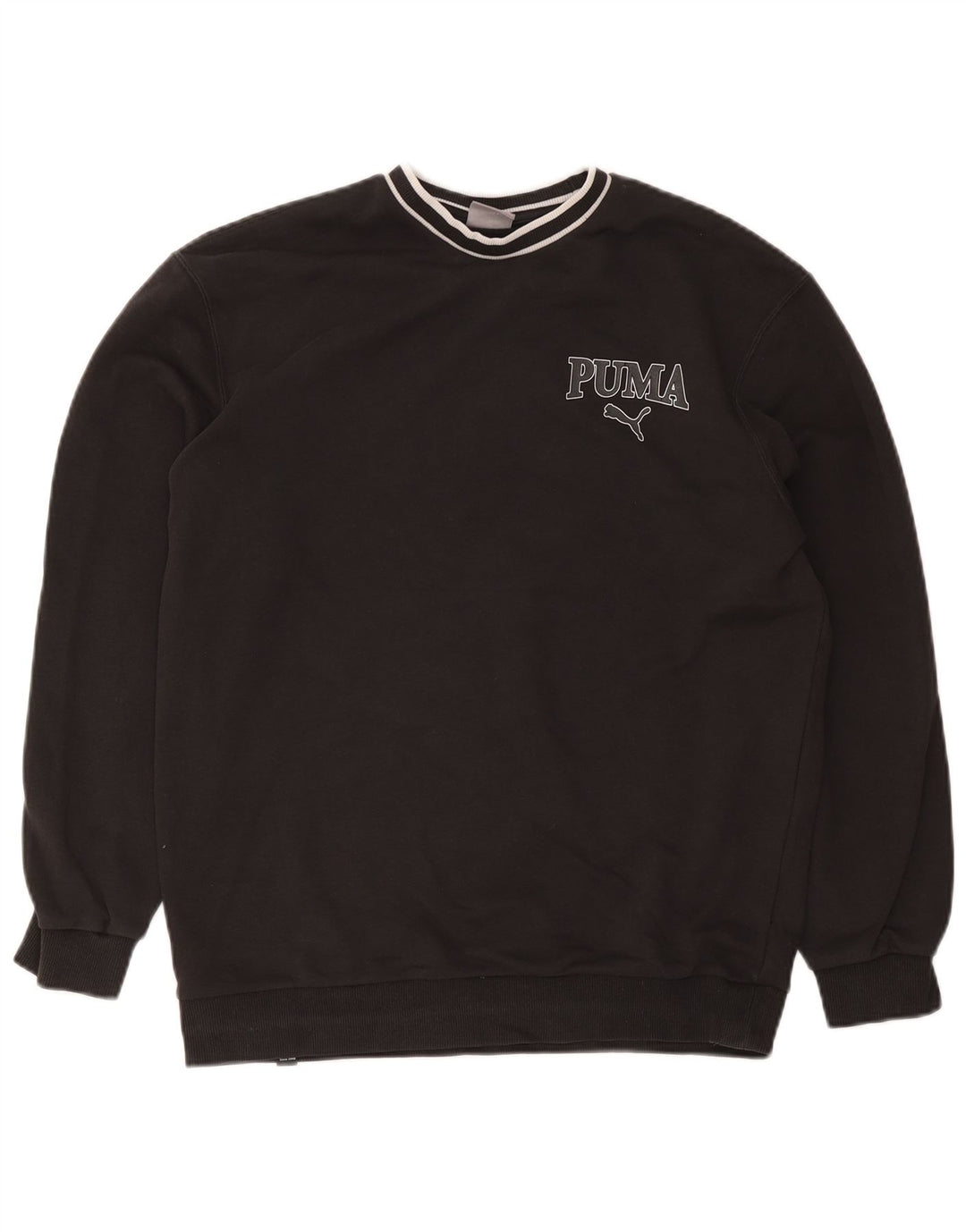 Puma Herre Grafisk Sweatshirt Jumper Medium Sort Sports