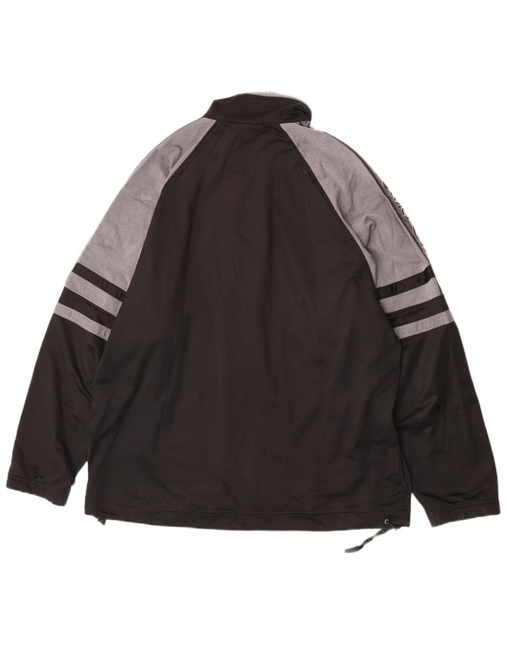 Asics Herre grafisk træningsdragt Topjakke Stor Sort Colourblock Polyester