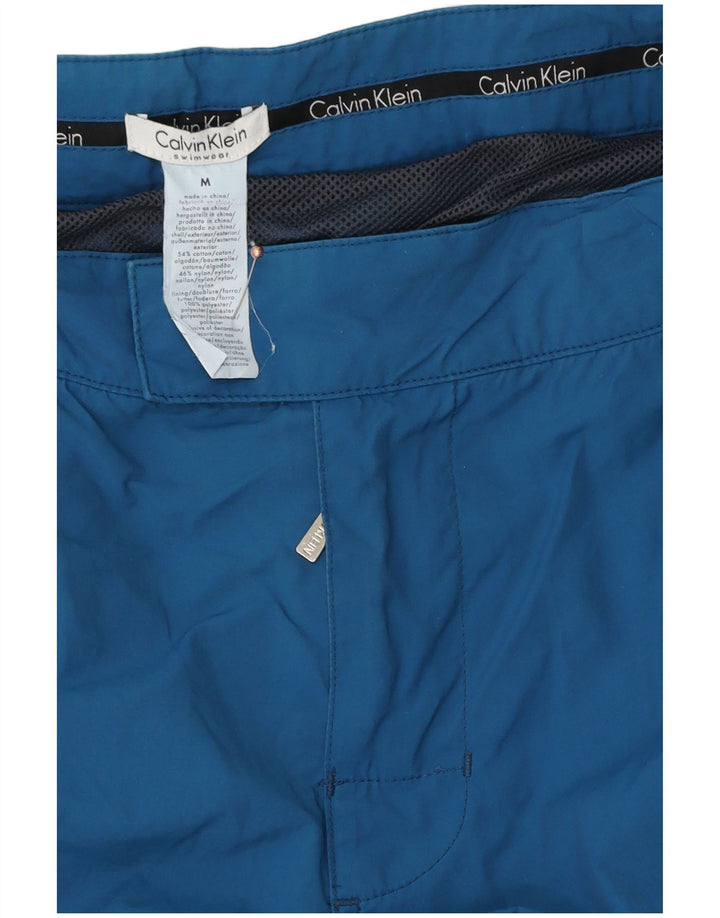 Calvin Klein Badeshorts til mænd mellemblå bomuld
