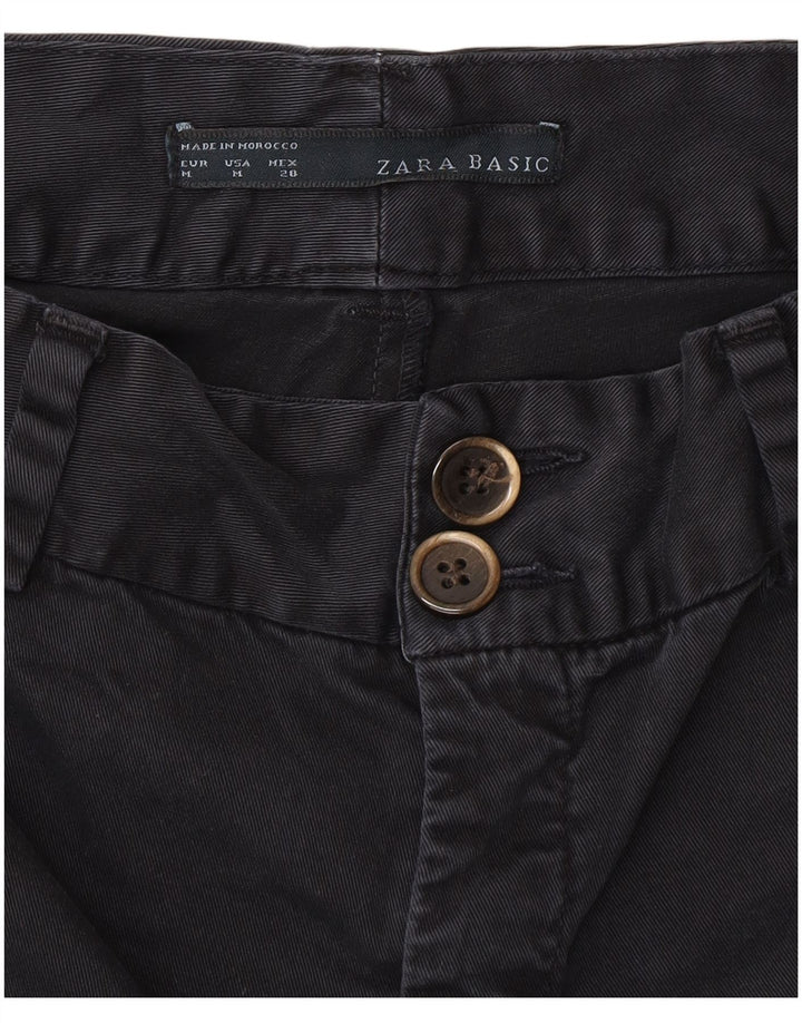 Zara Chino Shorts Medium W28 Marineblå til kvinder