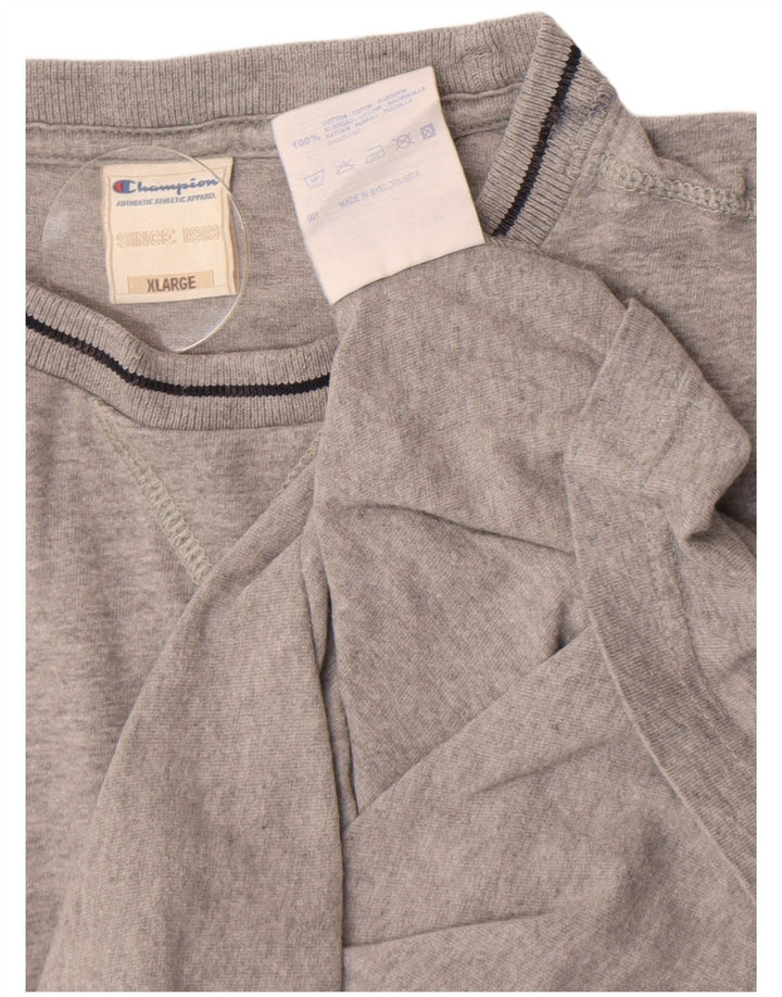 CHAMPION Herrevest Top XL Grå Flecked Bomuld