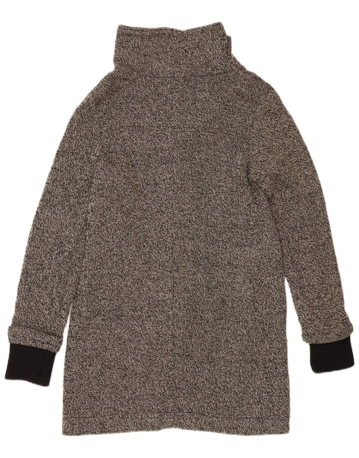 Rip Curl Dame afslappet pasform cardigan sweater US 8 Medium Navy Blue Flecked