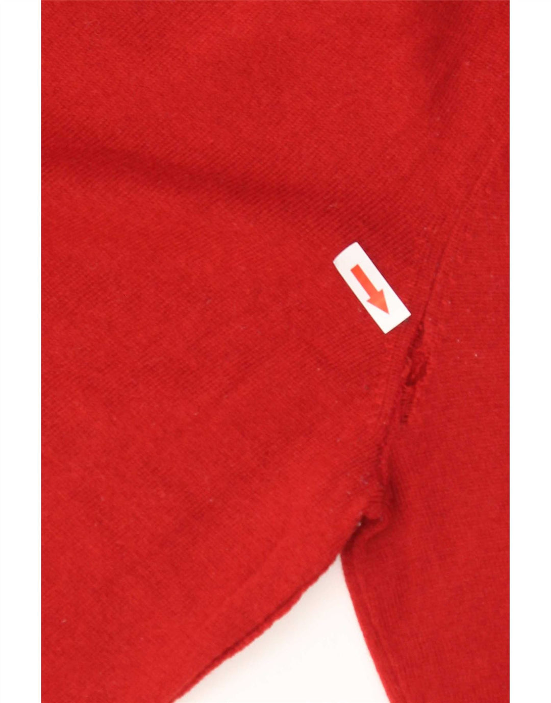 Napapijri Herre Crew Neck Jumper Sweater Medium Rød Merinould