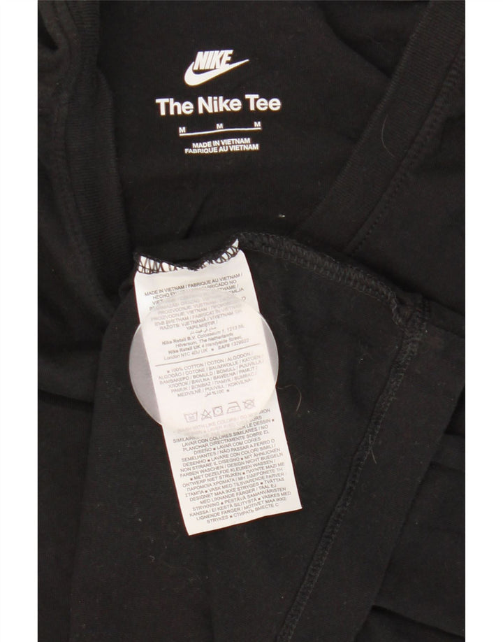 Nike T-shirt top mellem sort bomuld til mænd