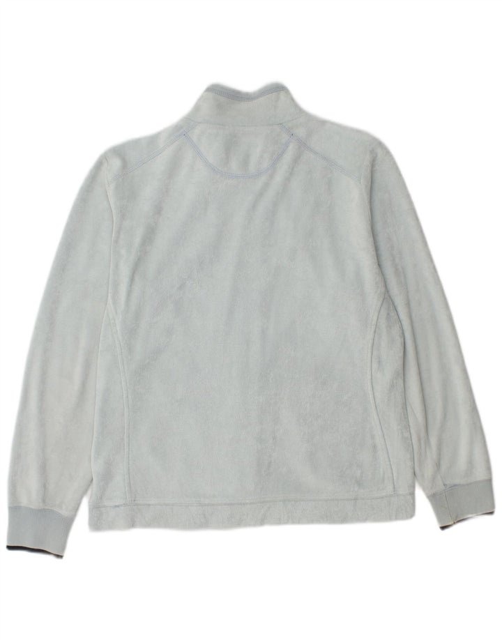 Champion kvinders velour træningsdragt topjakke UK 14 Medium Blue