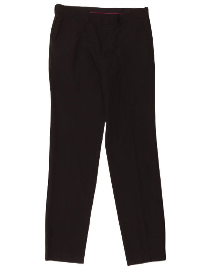 Marks & Spencer Slim Suit Bukser til kvinder W30 L33 Sort Polyester