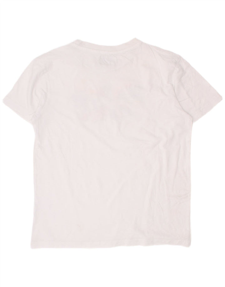 Kappa Boys Grafisk T-Shirt Top 11-12 År Hvid
