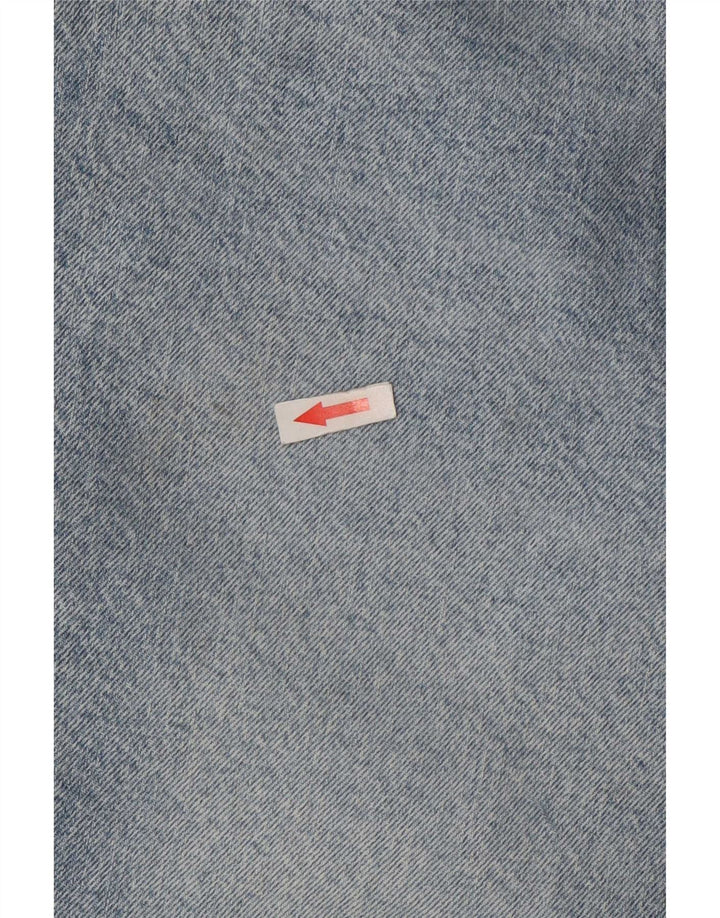 Zara Dame Denim Nederdel Large W30 Blå