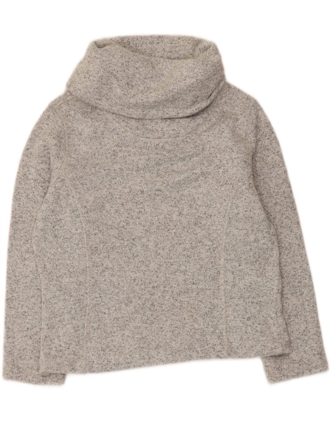 Mountain Warehouse Womens Crop Bluse Top UK 12 Medium Grey Flecked