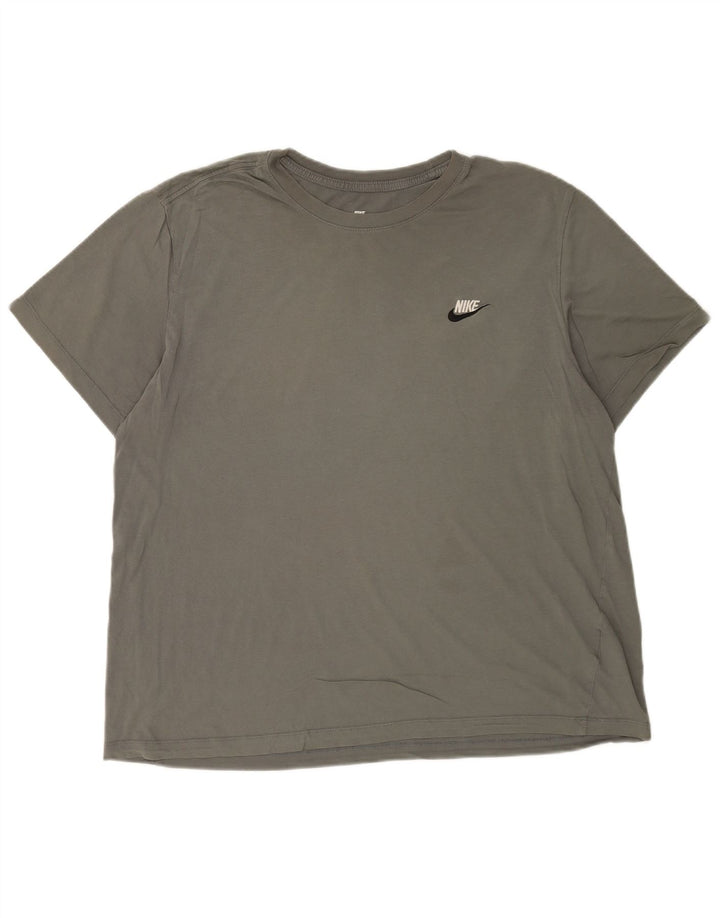 Nike T-shirt top til mænd XL Grøn bomuld