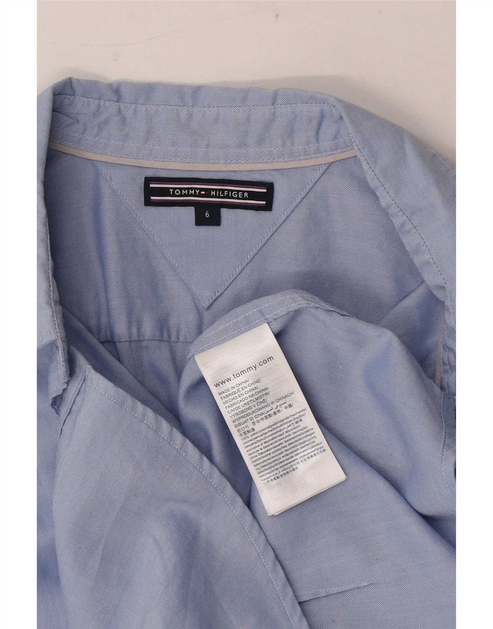 Tommy Hilfiger Dameskjorte US 6 Medium Blue Cotton