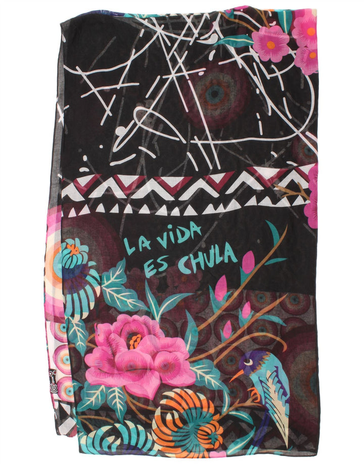 Desigual Kvinders Grafisk rektangel tørklæde One Size Multifarvet Bohemian
