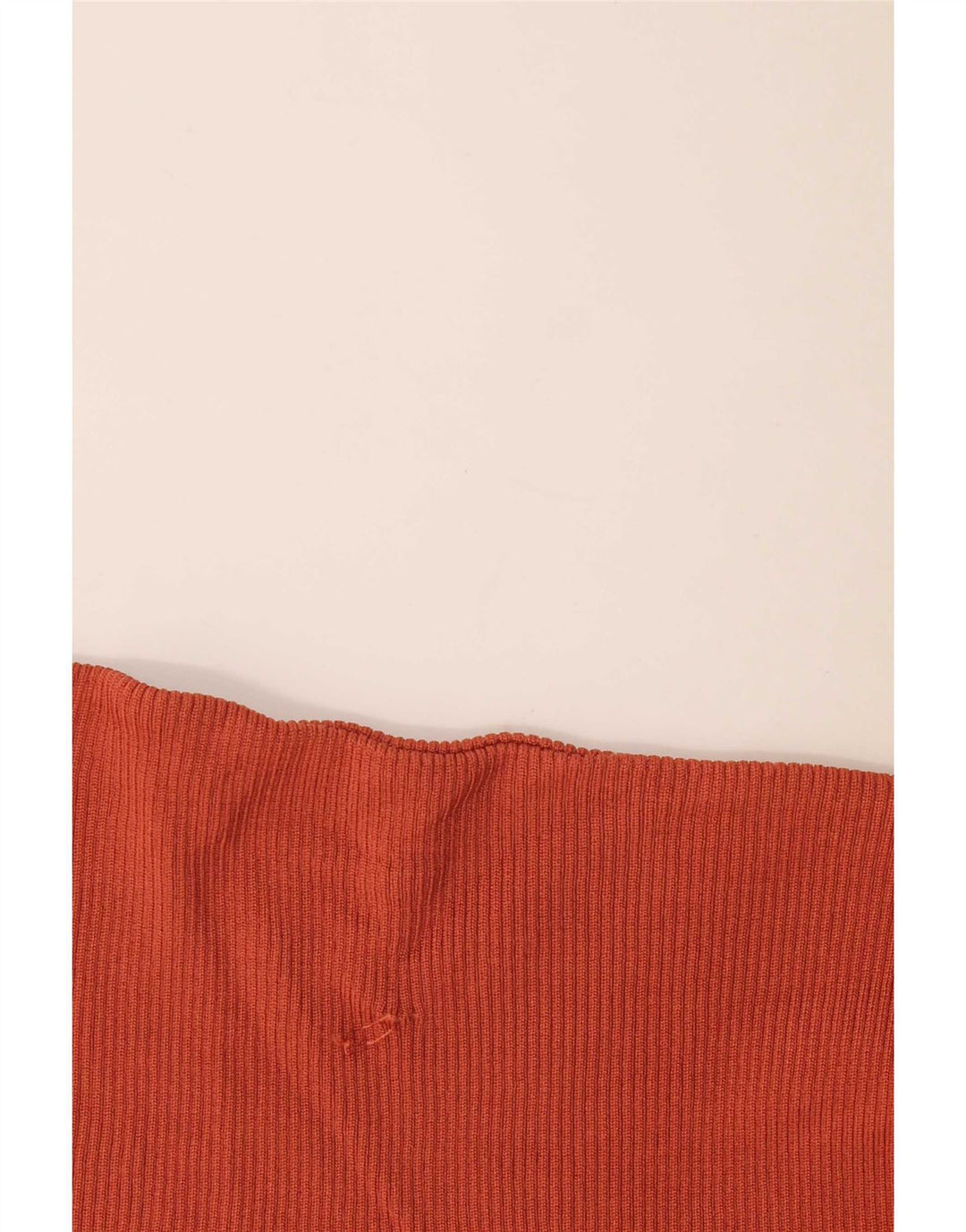 Zara Dame Crop Top Langærmet UK 8 Lille Brun