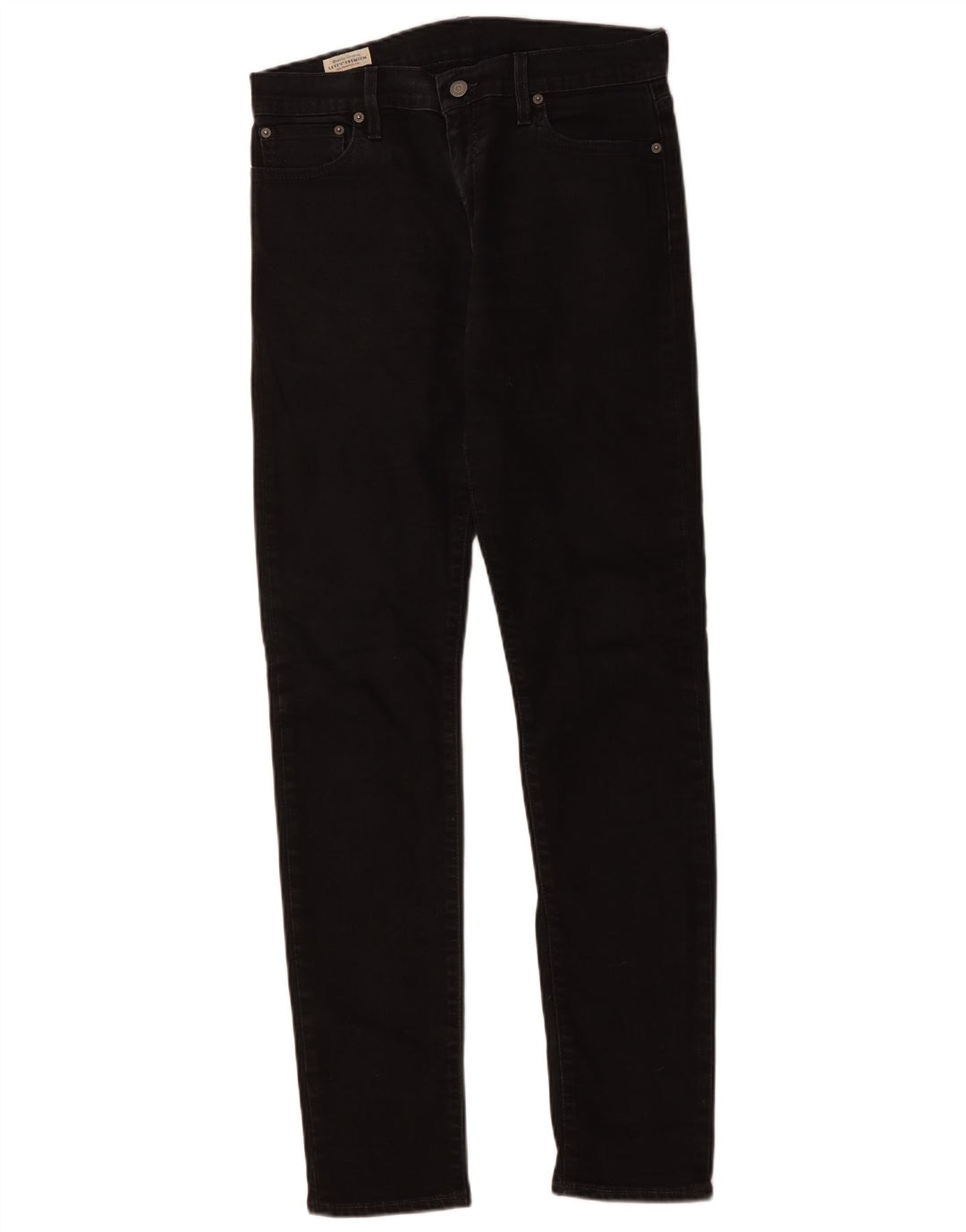 LEVI'S Herre 512 Slim Tapered Jeans W30 L34 Sort Bomuld