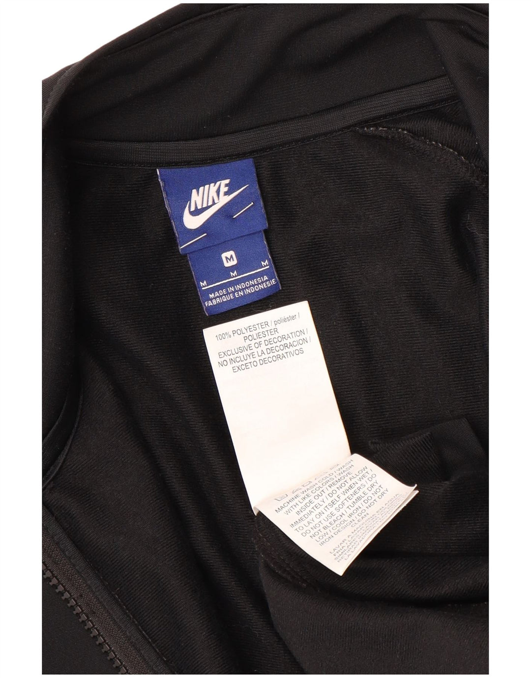 Nike træningsdragt til mænd, topjakke, medium sort polyester