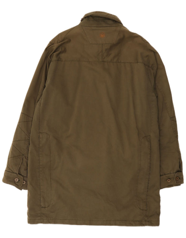 Beretta Herre Gore-Tex Windbreaker Coat UK 40 Large Khaki Cotton