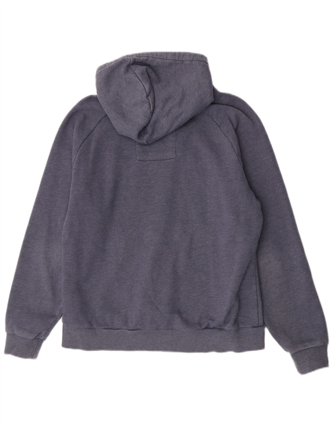 Weird Fish Graphic Hoodie Jumper UK 16 Large Blue Cotton