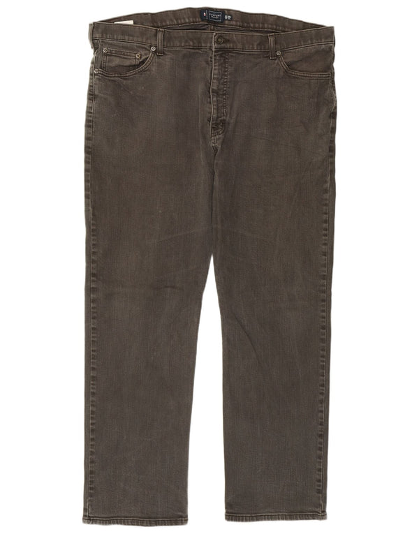 Marks & Spencer Herre Comfort Fit Straight Jeans W44 L31 Grå Bomuld