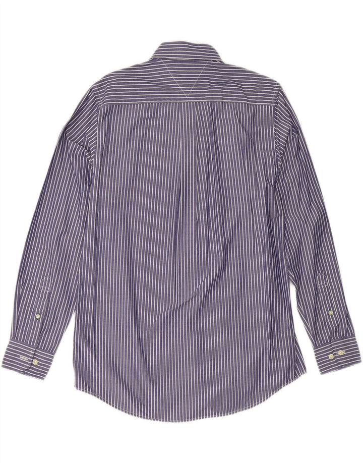 Tommy Hilfiger Herreskjorte lille marineblå stribet bomuld