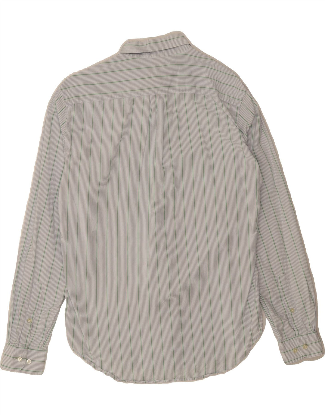 MASSIMO DUTTI Mens Shirt Size 40 Medium Blue Striped Cotton Vintage Massimo Dutti and Second-Hand Massimo Dutti from Messina Hembry 