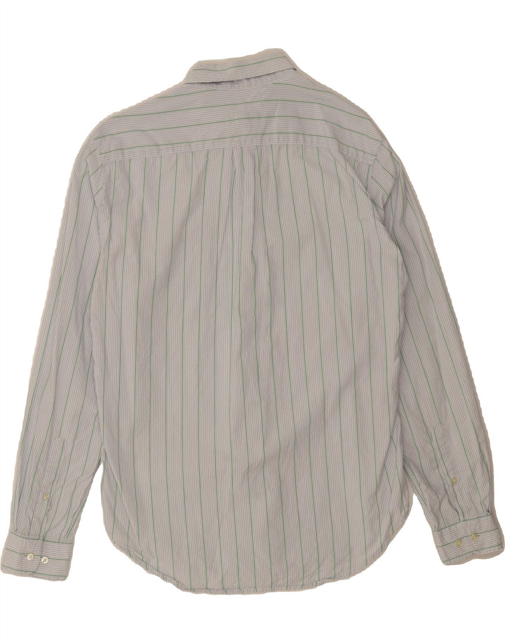 MASSIMO DUTTI Mens Shirt Size 40 Medium Blue Striped Cotton Vintage Massimo Dutti and Second-Hand Massimo Dutti from Messina Hembry 