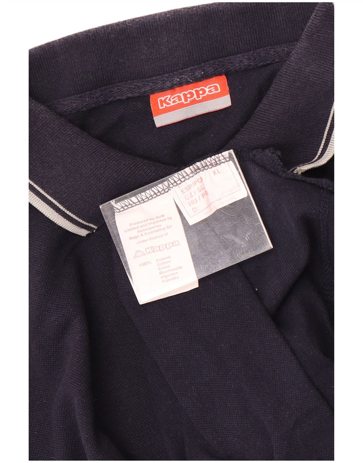 Kappa herre poloshirt XL marineblå bomuld