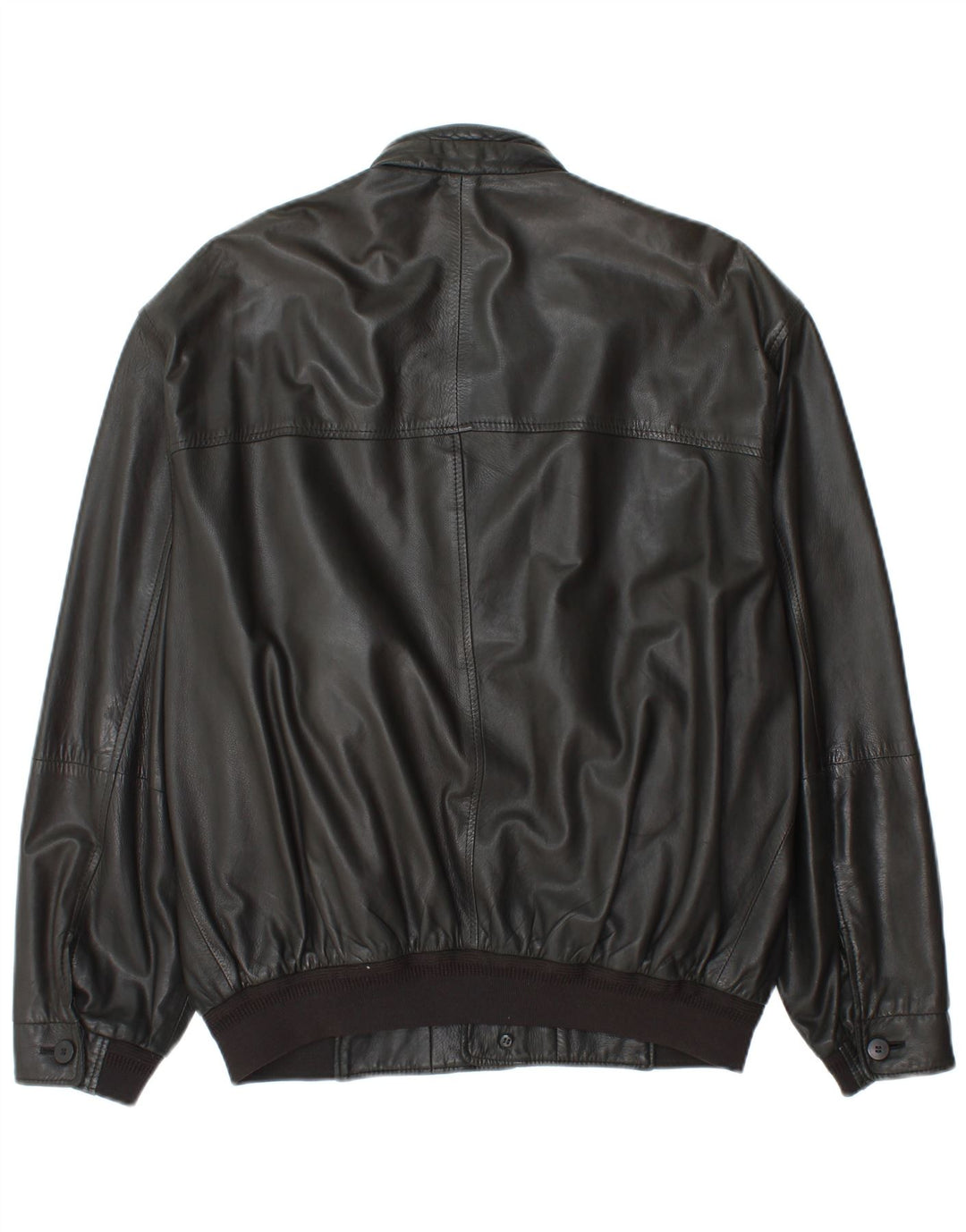 KAPRAUN Herre Læderjakke UK 40 Large Sort