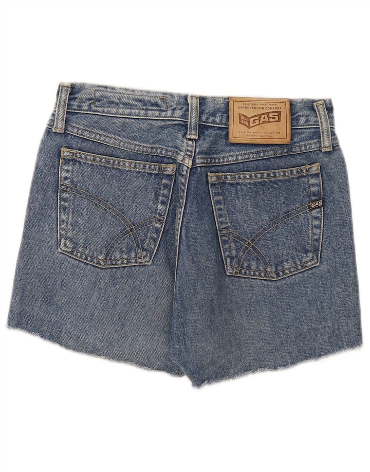 Gas denimshorts til kvinder W28 Mellemblå bomuld