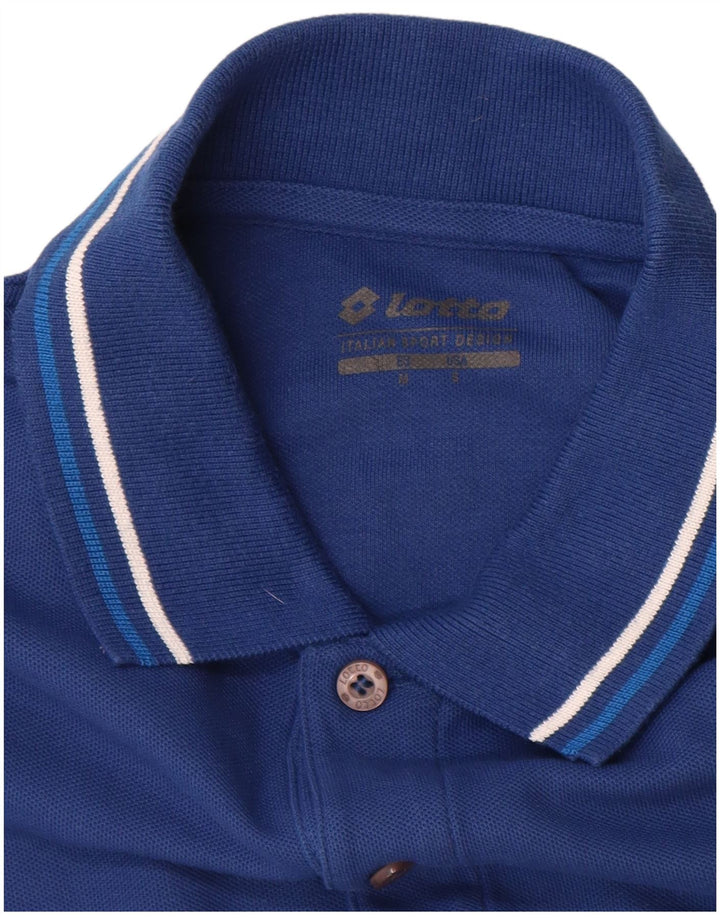 Lotto Herre Polo Shirt Medium Blå Bomuld