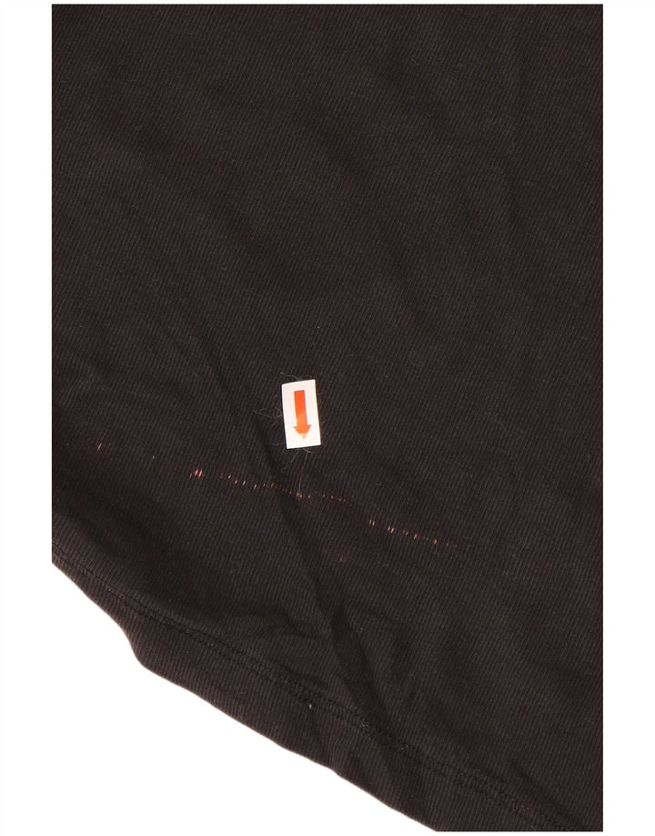 Cos Herre T-Shirt Top Medium Sort Bomuld